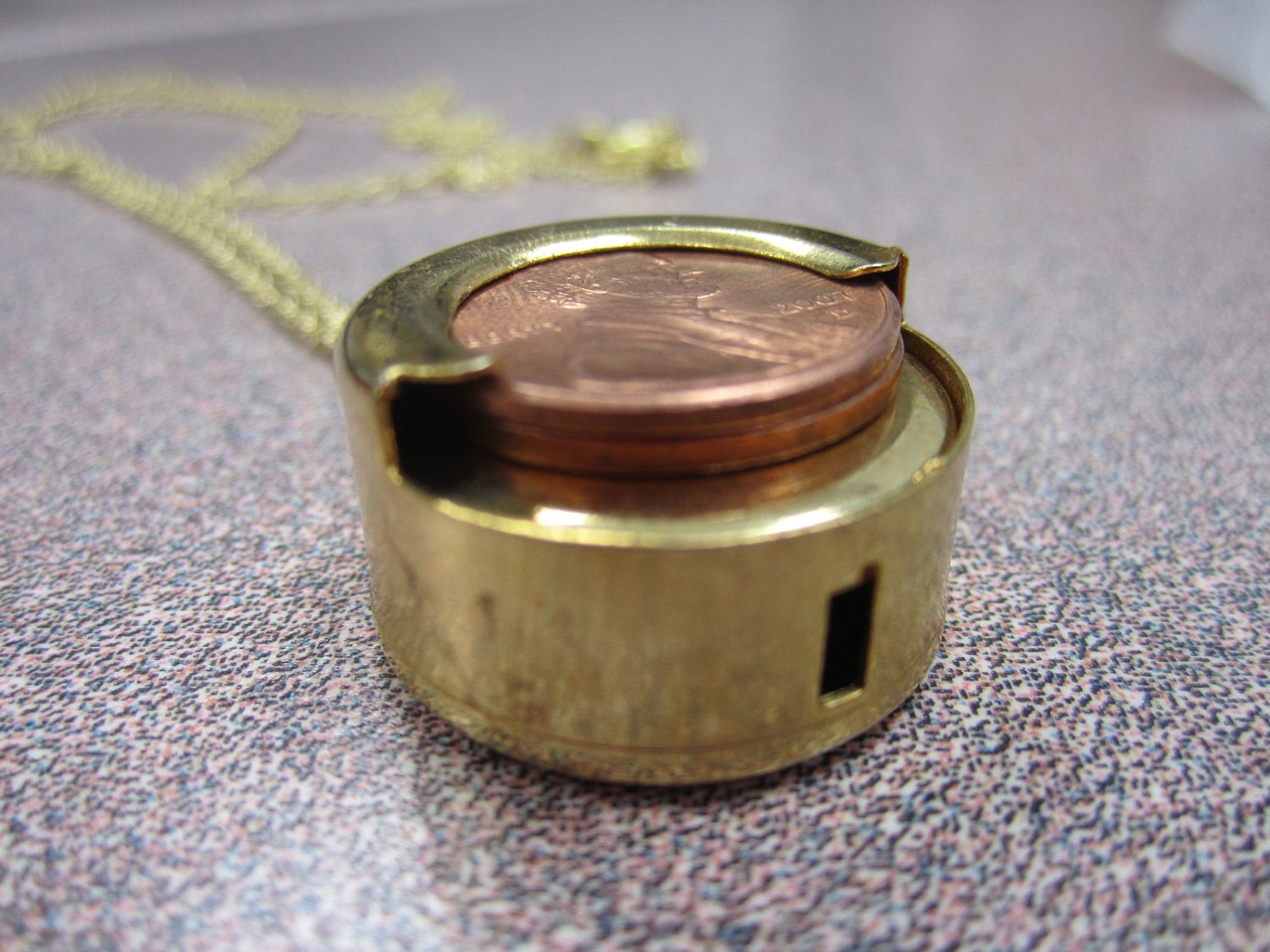 Vintage Coin Holder Necklace