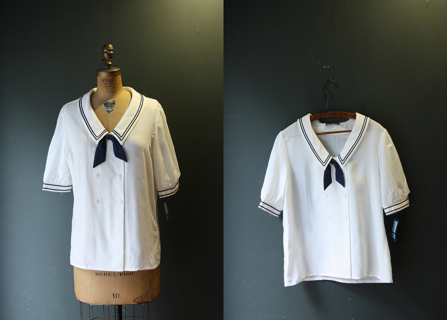 bibiy LYLA SAILOR BLOUSEの+stbp.com.br