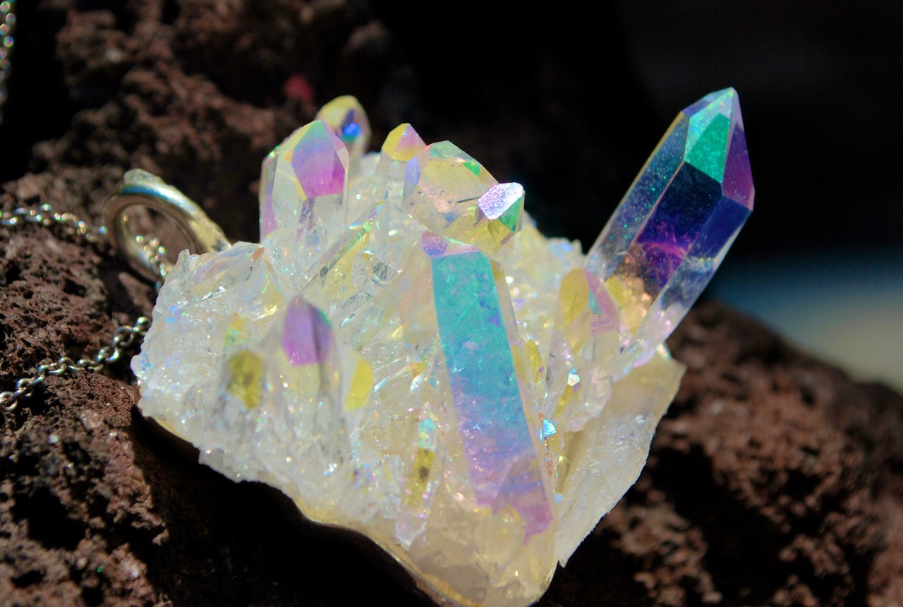crystal angel aura quartz