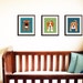 Dog wall prints. Kids art. Childrens art. Puppy dog nursery