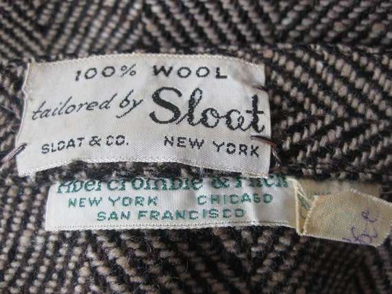 Vintage 60s Abercobie and Fitch Herringbone Skirt