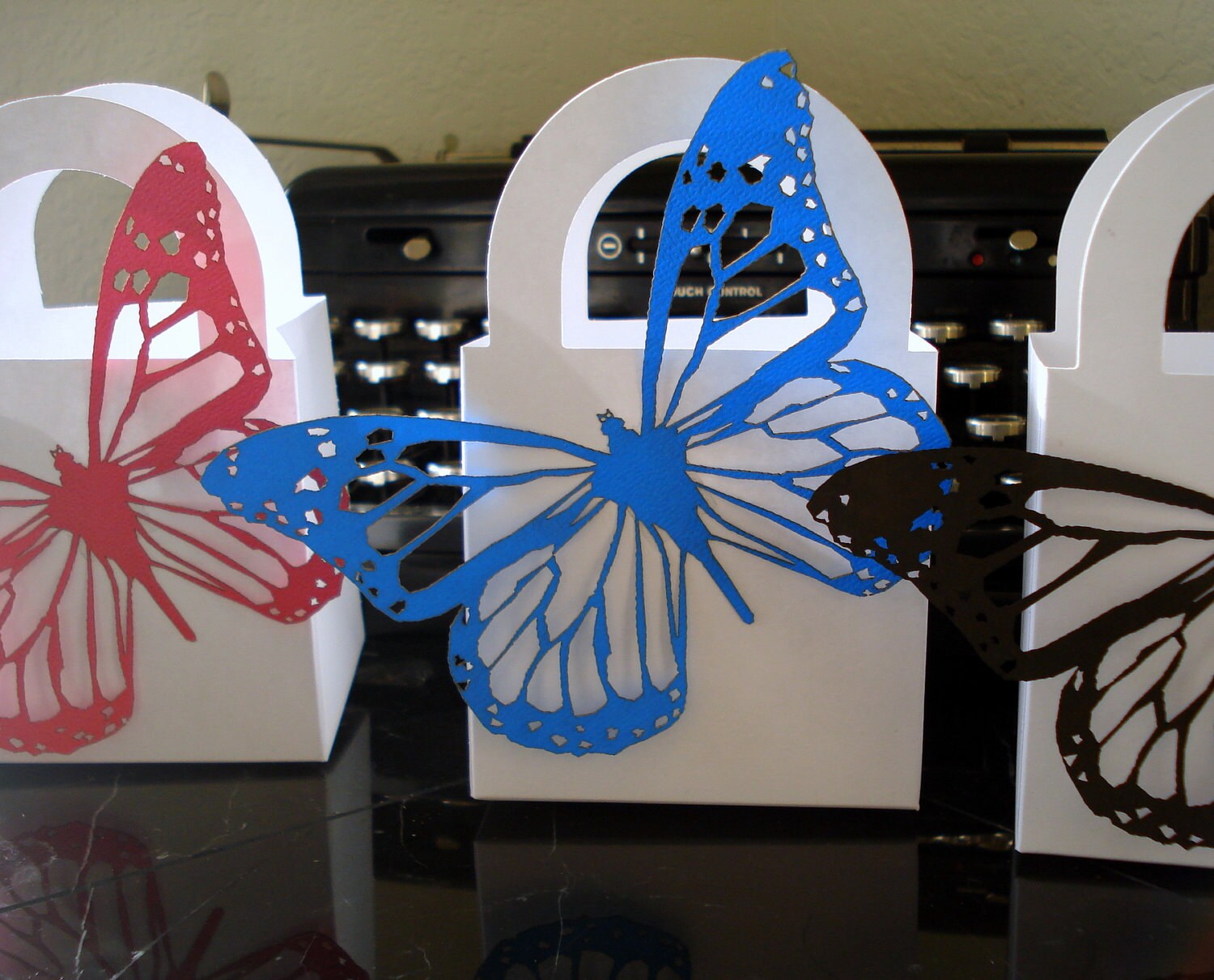 50 Butterfly Wedding Favor Boxes by EtchedinTimeLLC on Etsy
