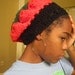 Empress Slouchy - Crocheted Ethnic Hat in Pan-African Colors