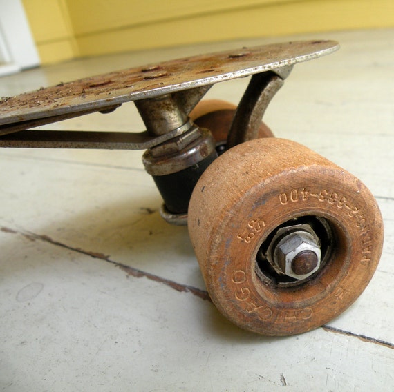 Chicago Roller Skates with Wooden Wheels
