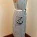 1960s Dress // Anchors Away // Vintage Sheath Dress // M-L