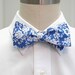 Men's bow tie in Lilly Pulitzer "Blue Seashore" design