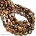 Red Creek Jasper with Pyrite, Gemstone Beads, Multi-colored, Coin, Puffed, Smooth, 10mm, Half Strand, 20pcs - ID 904