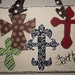 Hand Painted Crosses on 8 x 10 canvas Faith