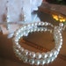 Traditional Pearl and Swarovski Rhinestone Bracelet and Earring Set - Bridesmaid Special