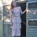 Tiered Blush Dress