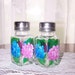 Salt and Pepper Shakers with HP Pink and Blue Hydrangeas