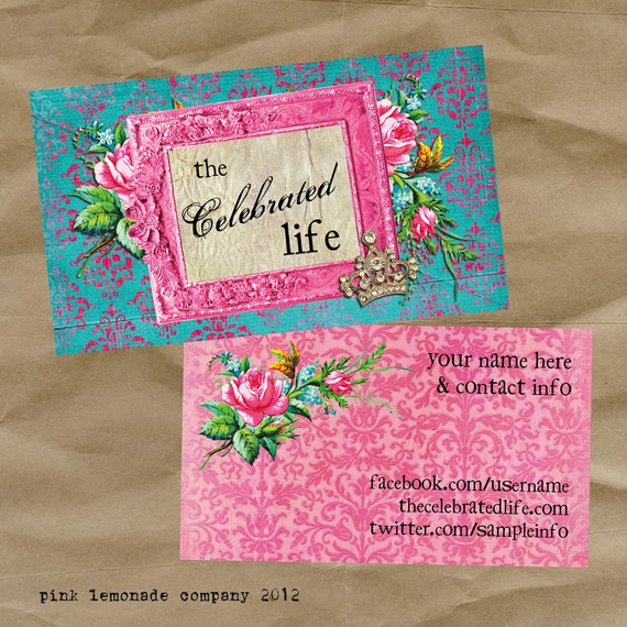 Items similar to Beautiful Business Card Design File on Etsy