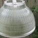 superb piece of heavy factory lighting -- industrial salvage pendant