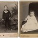 Lot of 5 Vintage Cabinet Photos of Children