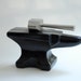 Vintage Blacksmith's Anvil Avon Bottle Black Glass with Plastic Silver Hammer Cap 1972 to 1973