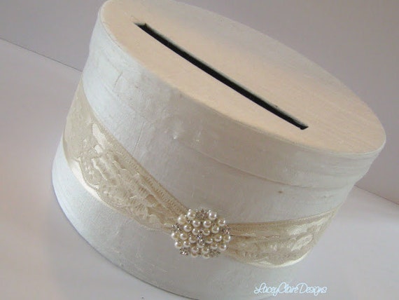 Wedding Card Box Gift Card Holder - Vintage Look - You customize ...