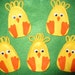 5 Little Chicks Finger Puppets with original rhyme