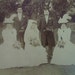 Cabinet Photo Victorian Outdoor Wedding - Bride Groom