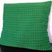 Pillow, Hand Woven cushion, Green Waffle Weave Cushion