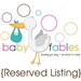 Custom Listing for Pat