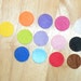 500 You pick 5 colors 1 inch felt circles