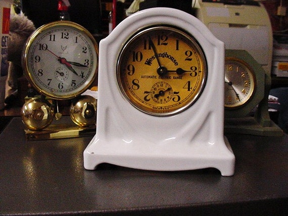 1920s Patent on White Cast Iron Westinghouse Clock