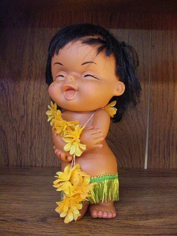 Vintage Hawaiian Hula Doll - il_570xN.341276482