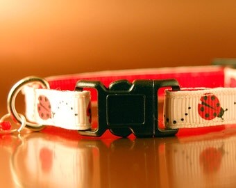 Lady Bug / Lady Bird Breakaway Cat Collar