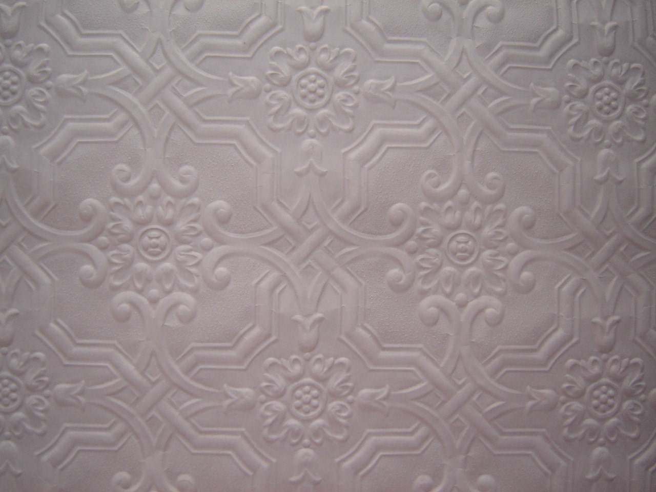 Ceiling Tile Wallpaper Paintable Embossed 1 yd