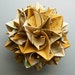 Origami Paper Star Ball: Honey Mustard Mix
