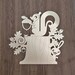 Squirrel Tree Stump Acrylic Mirror