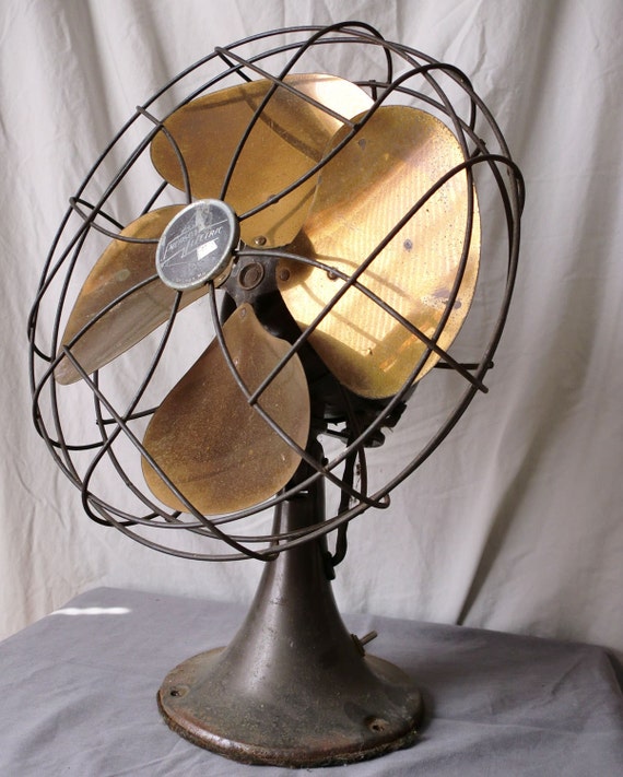 Emerson Electric Brass Blade Fan by mandahxo on Etsy