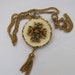 LJM Ivory Coral & Turquoise Pendant Necklace
