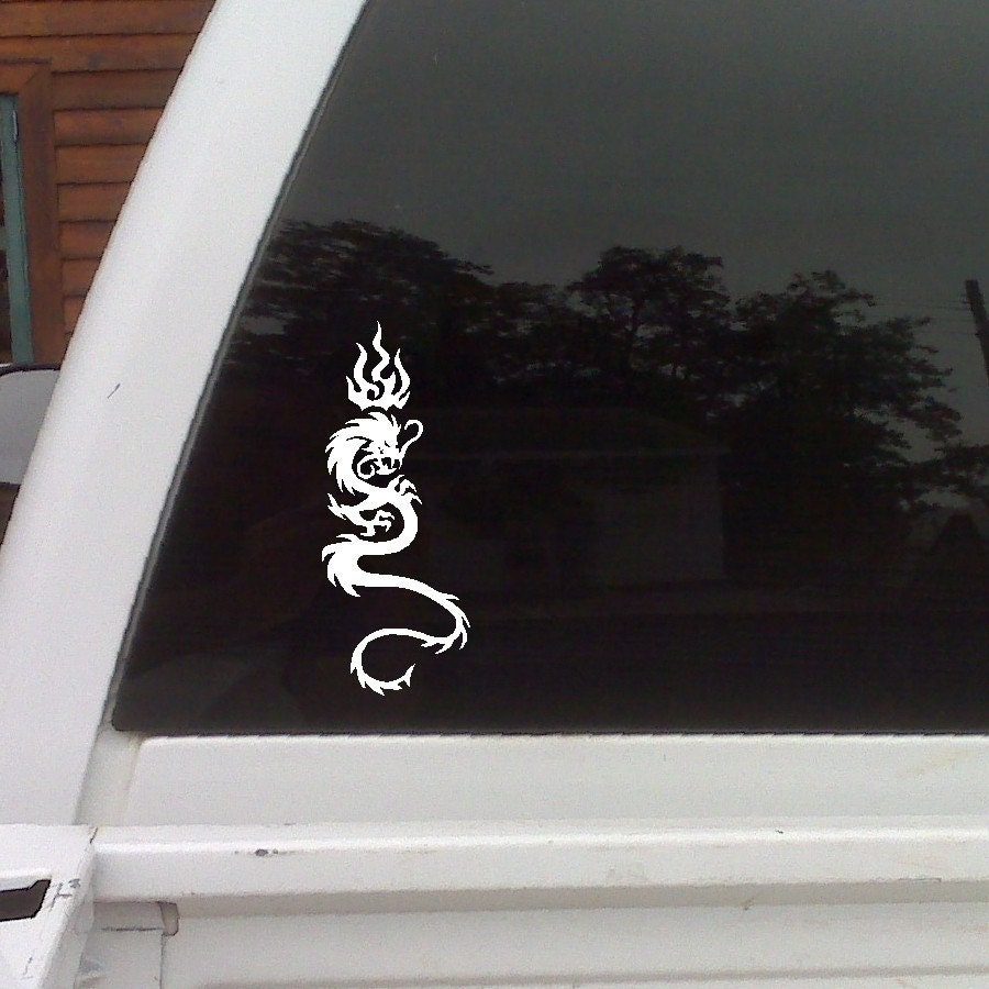 Dragon Car Decal Window Removable Dragon Sticker
