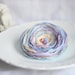 Clearance - all must go, Flower Brooch, Fabric Flowers, Blue, Peach, Light Lilac, Fabric flower brooch, Bridal Flower
