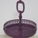 vintage Royal Plum Vanity Tray