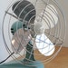 Vintage Electric Eskimo Fan, Robins Egg Blue