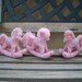Stuffed Rocking Horse Toy pink zebra