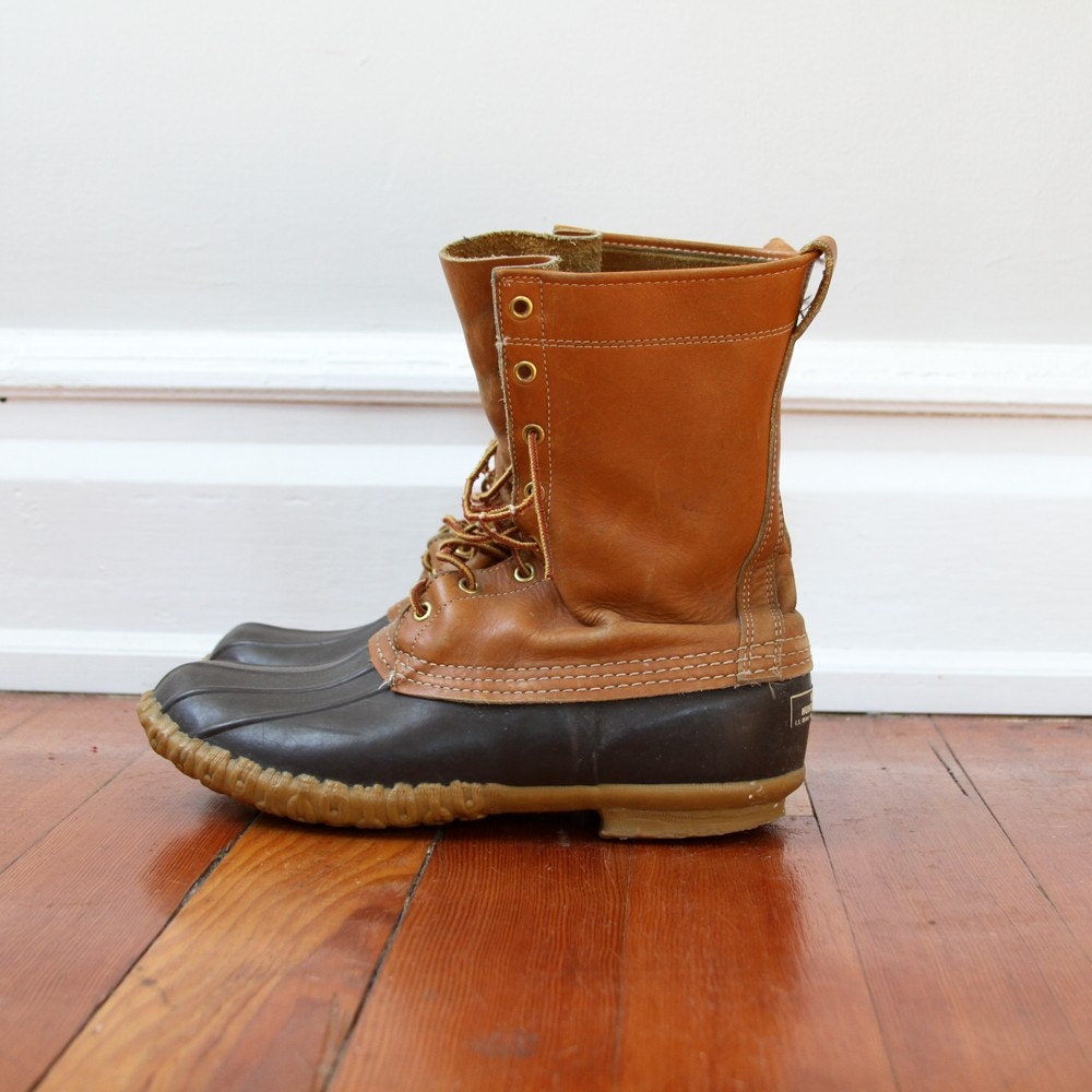 Vintage Mens LL Bean Duck Boots Size Mens 10 5   Il Fullxfull.183633146 