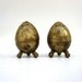 Easter Egg Salt and Pepper Shakers - Brass Eggs