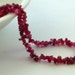 Awsome pomegranate red spinel chips 2-5mm 1/4 strand