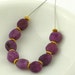 Rough ruby pebble beads 6-8mm