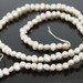 Flat White Freshwater Cultured Pearl Beads Gemstone 4-5mm One Strand 14.5"