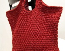 Unique knit bag pattern related items Etsy