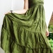 Banana Leaf Elegant Long Cotton Dress