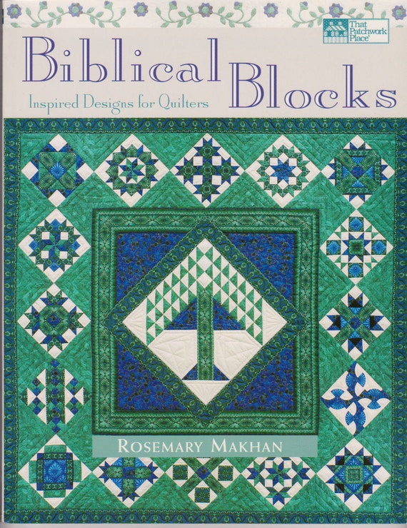 Quilting Sewing Pattern Book Biblical Themes Blocks 2001