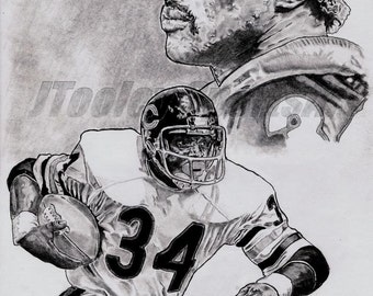 Walter payton | Etsy