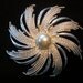 Vintage Silver Tone Sarah Coventry Pinwheel Brooch MINT CONDITION