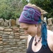 Reversible Fleece Dread Wrap, Head Wrap, Dread Sock