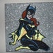 BATGIRL- glitter art